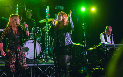 Christmas party entertainment with The Live Karaoke Band